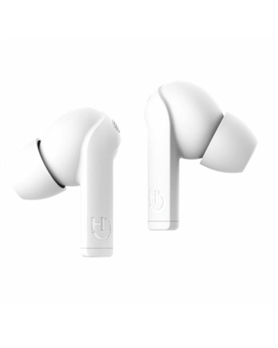 Hiditec Écouteurs Bluetooth Blanc - Audio Stéréo, Microphone Intégré
