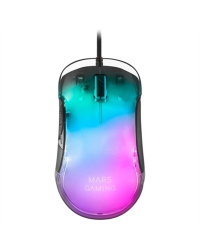 Mars Gaming MMGLOW Gaming Maus Mehrfarbig RGB - Optische Hochpräzise
