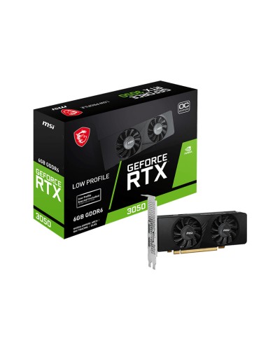 Tarjeta Gráfica MSI GEFORCE RTX 3050 LP 6G OC GDDR6