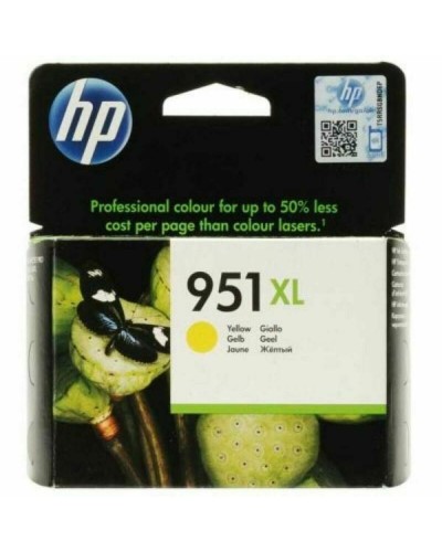 HP 951XL Original Yellow Ink Cartridge - High Capacity - Professional Printing
