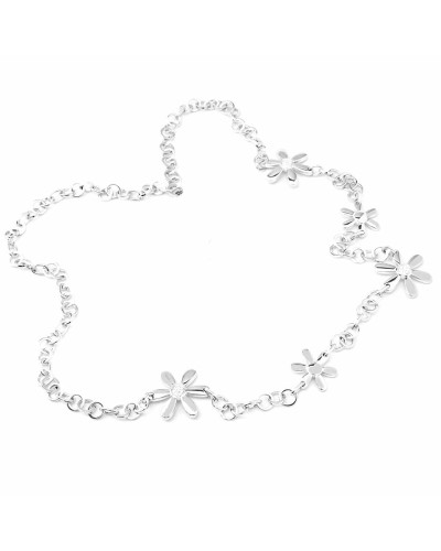 Folli Follie Collier Femme 3N8F161C - Pendentif Logo Iconic - Longueur 40cm
