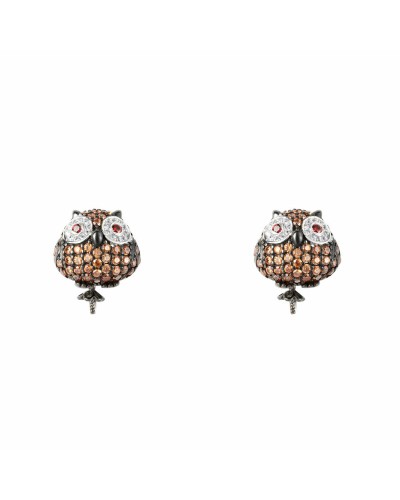 Women's Earrings Lancaster Owl JLA-EAR-OWL-4 Silver 1.2cm
