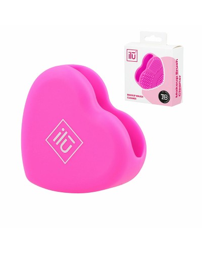 Ilū Makeup Brush Cleaner Silicone Heart - Professional Brush Cleaner
