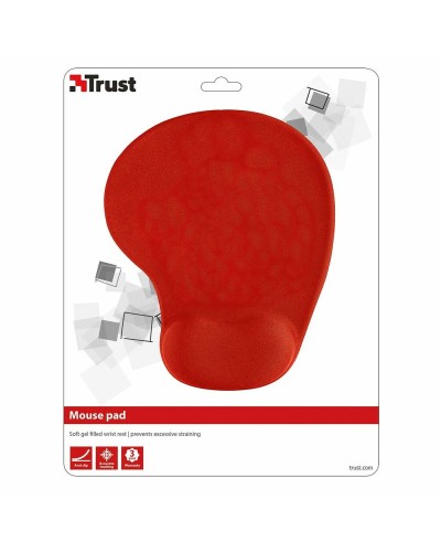 Trust Alfombrilla Antideslizante 20429 Roja - Mousepad Gaming Optimizado
