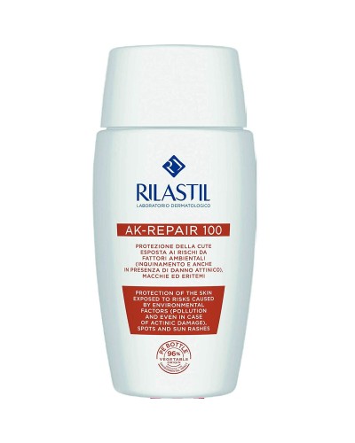 Rilastil Sun System AK-Repair 100 - Sonnenschutz für das Gesicht gegen Hautunreinheiten LSF50+ (50ml)
