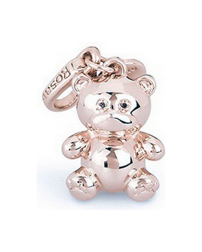 Charm Rosato Donna BEAR Rosa - Ciondolo Orsetto Smaltato per Bracciali
