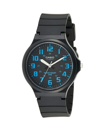 Casio MW-240-2 Reloj de Hombre Negro Diámetro 43.5mm - Estilo Casual
