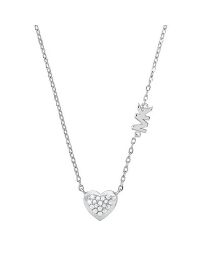 Michael Kors Women's Necklace LOVE - Heart Pendant Crystals - Gift Idea

