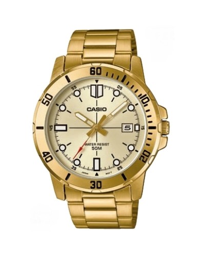 Casio Diver Homme Doré 45mm - Montre de Plongée Professionnelle
