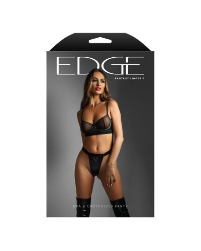 Fantasy Lingerie : Ensemble de Lingerie Noire S/M - Lingerie Sexy et Élégante

