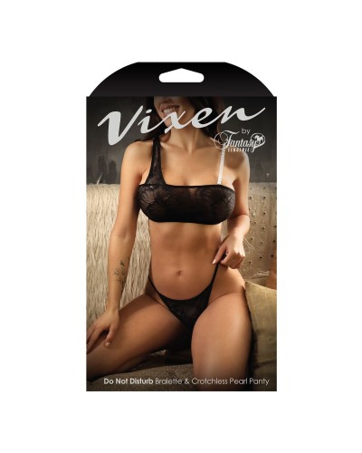 Fantasy Lingerie: Sexy Dessous Set Schwarz - Einheitsgröße
