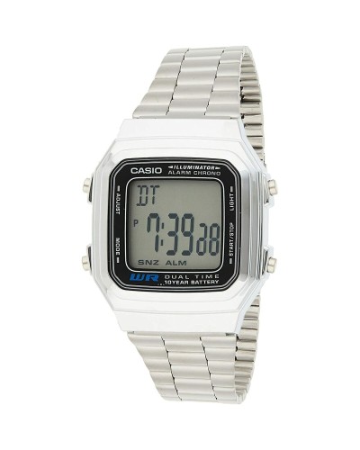 Unisexklocka Casio VINTAGE Svart Silvrig (Ø 32 mm) (Ø 34 mm)