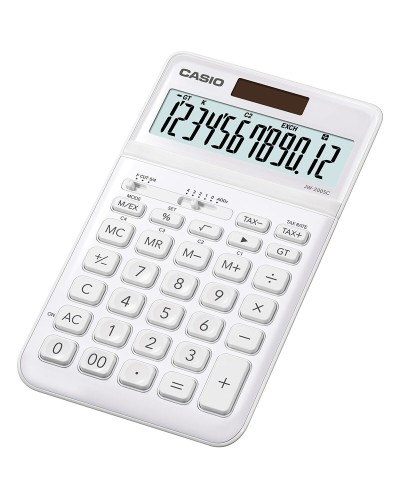 Kalkylator Casio JW-200SC-WE Vit Plast