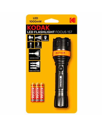 Linterna LED Kodak KOD488212 Alta Potencia - Portátil y Resistente
