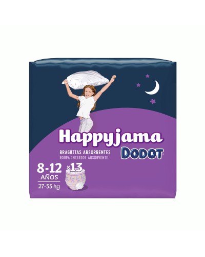 Kertakäyttövaipat Dodot Happyjama 8-12 vuotta Koko 8 13 osaa
