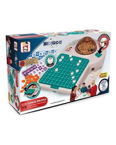 Bingo Automático Infantil de Plástico - Juego de Mesa Familiar
