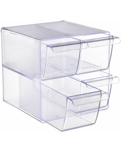 Archiv 2000 Mehrzweck-Aufbewahrungsbox Transparent zum Ordnen, 19x15x15 cm
