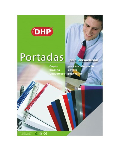 Couvertures transparentes DHP A4 en PVC pour reliure, lot de 100
