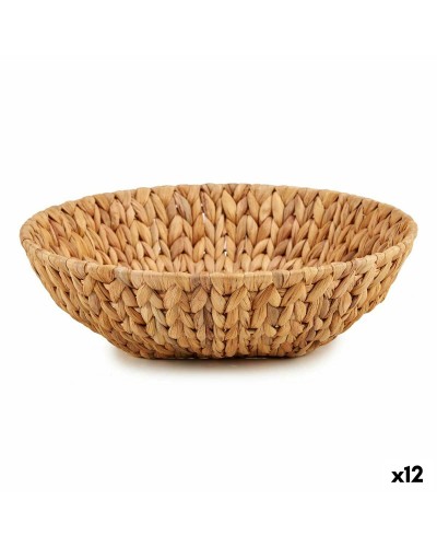 Centro de mesa de madera marrón 34x9x34cm - Juego de 12
