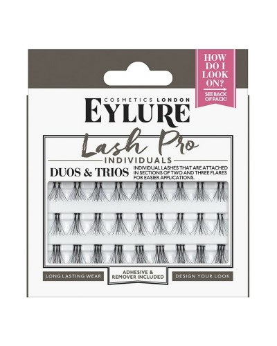 Eylure Lash-Pro Individuals: Pestañas Postizas Duos y Tríos - Efecto Natural
