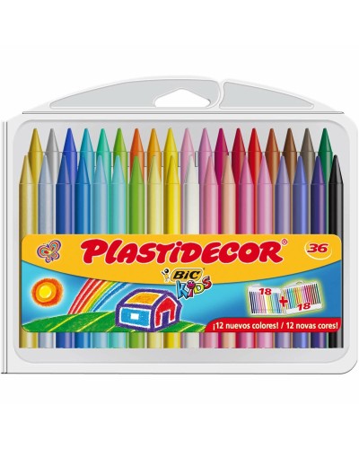 Plastidecor Wachsmalstifte, farbig zum Zeichnen und Malen
