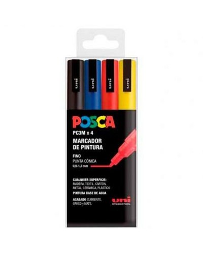 Markeerset POSCA PC-3M Multicolour