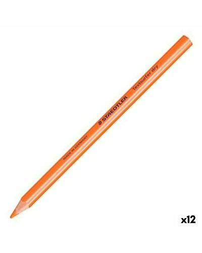 Fluoresentti tussi Staedtler Lyijykynä Oranssi (12 osaa)