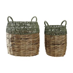 Basket spelset DKD Home Decor Rotan (33 x 33 x 40 cm)