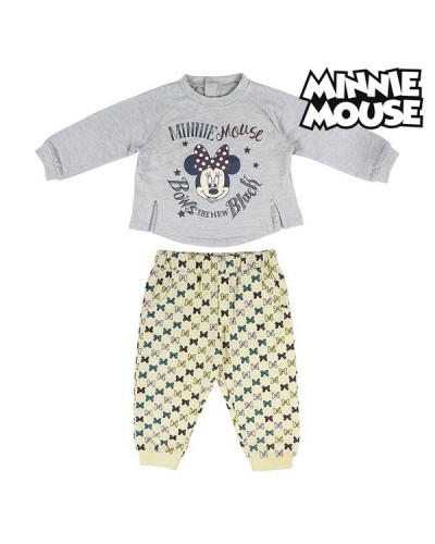 Disney Minnie Mouse - Ensemble Fille Sweat et Pantalon - Coton Rose 74712
