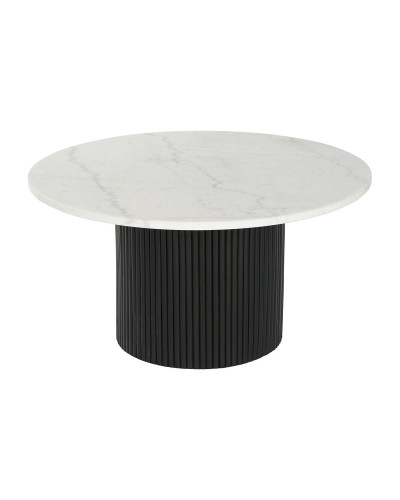 Mesa de Centro DKD Home Decor: Elegante Tablero de Mármol, Base de Madera Robusta, 80x80x42 cm
