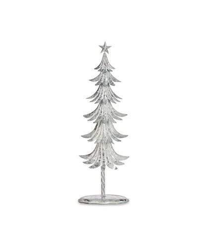 Albero di Natale 20 x 58 x 13 cm Metallo Bianco