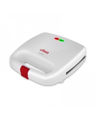 UFESA Grill Eléctrica MC03169304 Blanco 750W - Plancha Antiadherente Perfecta
