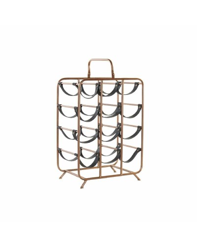 DKD Home Decor Porte-bouteilles Métal Cuivre, 37x23,5x54cm
