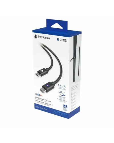 HORI USB-Kabel PS5 Schwarz - Schnelles Aufladen und Datenübertragung
