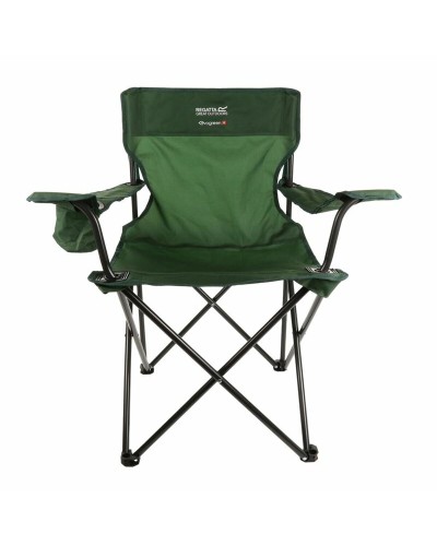 Silla Plegable Regatta Isla - Verde Oliva - Portátil y Cómoda
