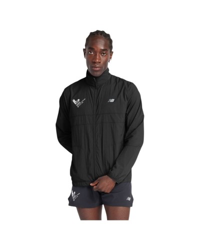 New Balance Valencia Marathon Athletics: Chaqueta Deportiva Hombre Transpirable
