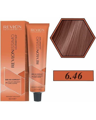 Revlon Revlonissimo Colorsmetique 6.46 Intensives Kupferblond - Permanente Haarfarbe 60ml
