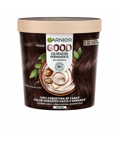 Garnier Good Tintura Permanente Castano Freddo 3.12 - Copertura Totale Capelli
