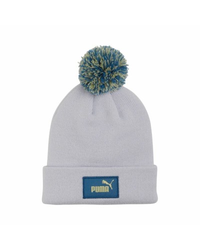 Bonnet Puma FC Pom-Pom Gris Clair - Bonnet d'Hiver Chaud
