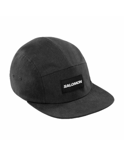 Salomon Five Deep: Schwarze Unisex-Mütze - Einheitsgröße - Sport & Freizeit
