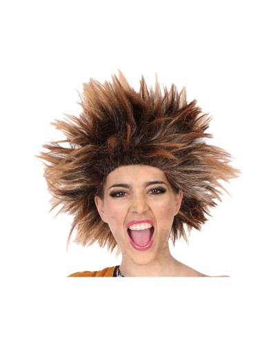 Caveman Wig Brown Thick - Prehistoric Halloween Costume
