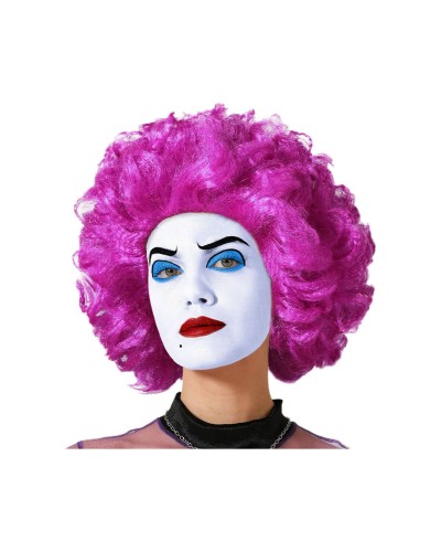 Perruque Violette Longue Ondulée Synthétique - Cosplay, Fête & Halloween
