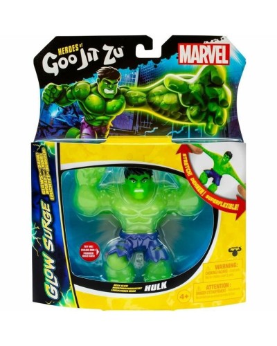 Goo Jit Zu Hulk Glow Surge Playset - Stretchable & Light-Up Action Figure
