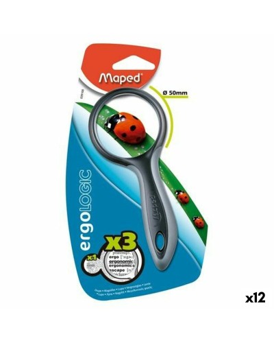 Lente d'ingrandimento Maped Ø 5 cm (12 Unità)
