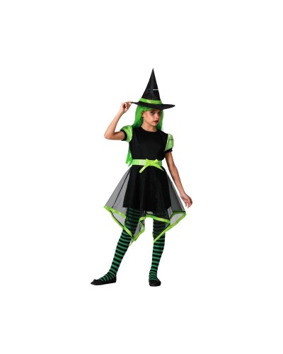 Déguisement Sorcière Verte Enfant - Halloween, Carnaval - Taille [Insérer Taille]
