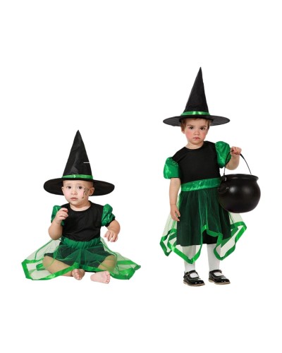 Kostuums voor Baby's Groen Heks