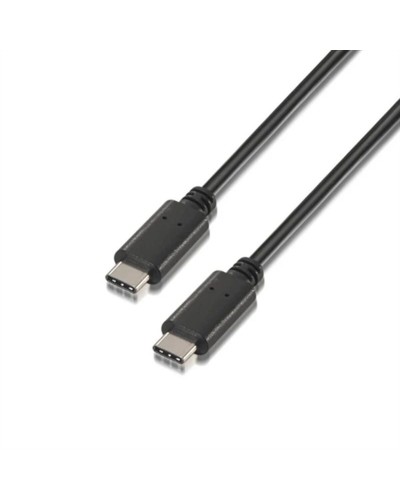 Daten-/Ladekabel mit USB Aisens A107-0058 Schwarz 3 m (1 Stück)