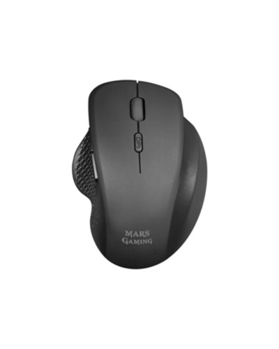 Mars Gaming MMWERGO Ratón Ergonómico Inalámbrico Negro - Gaming/Oficina
