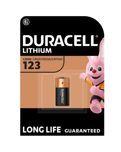 Duracell DL123 Lithium Batterie 3V - Lange Lebensdauer für Kameras
