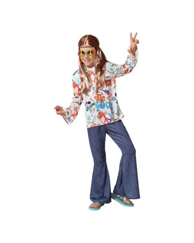 Costume Hippie Bambino: Anni '60 Colorato - Travestimento Festa a Tema
